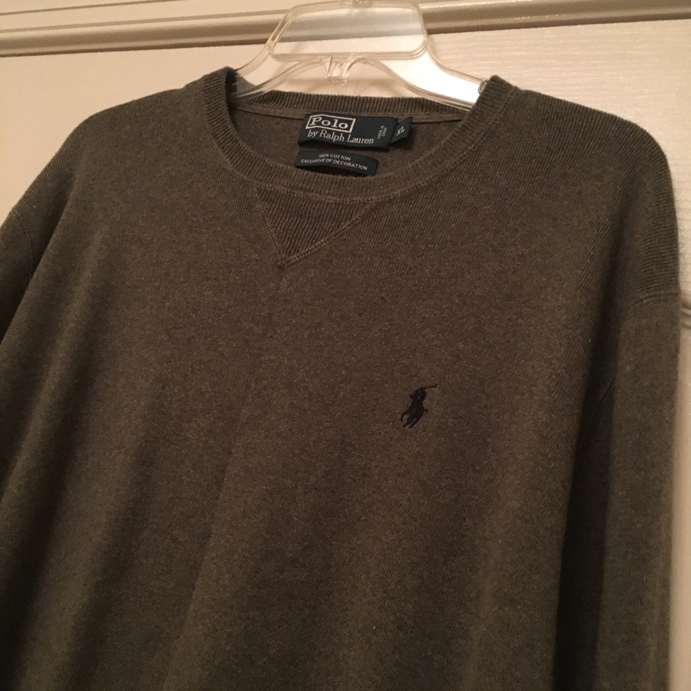 Ralph Lauren Men's Grey Crewneck Sweater