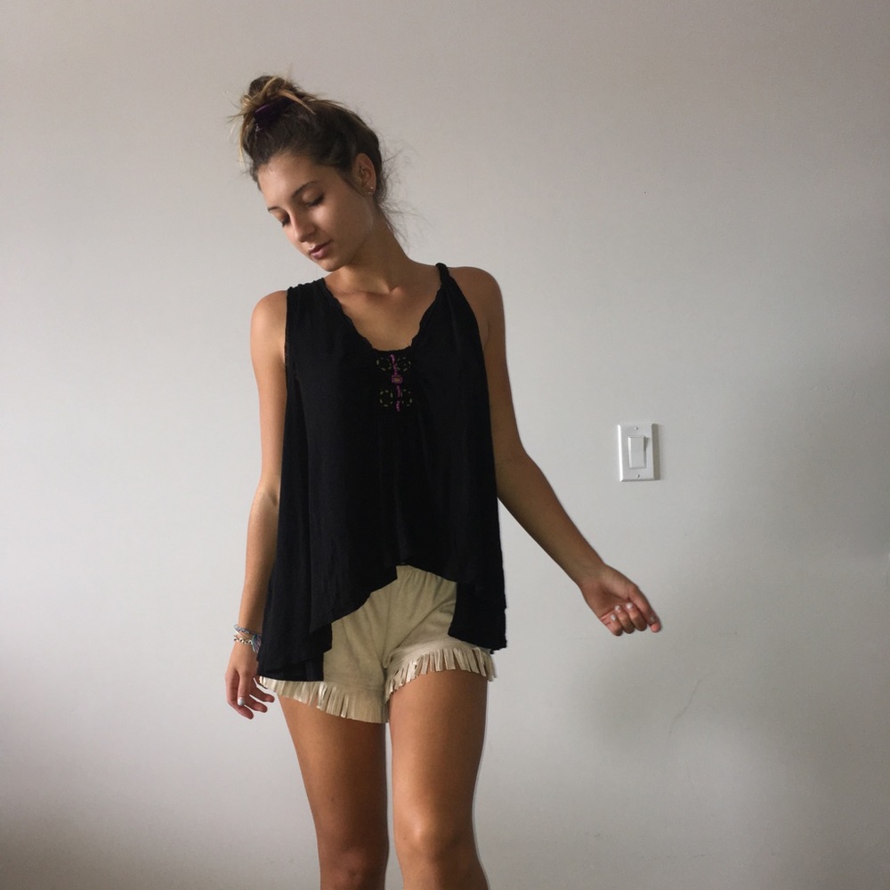 NWOT Free People Boho Hippy Tank top Sz S