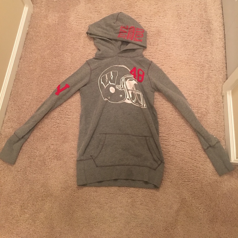 VS Pink Wisconsin badgers hoodie size small