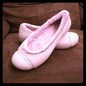 Pink Crocs Slippers Sz 8