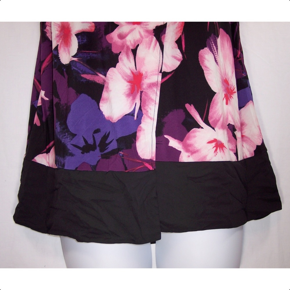 NEW Dressbarn 1X Floral Tank Top - Picture 4 of 8
