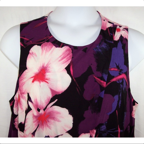 NEW Dressbarn 1X Floral Tank Top - Picture 3 of 8