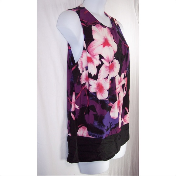 NEW Dressbarn 1X Floral Tank Top - Picture 6 of 8