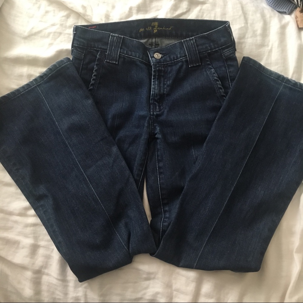 7 for all mankind flare jeans size 26
