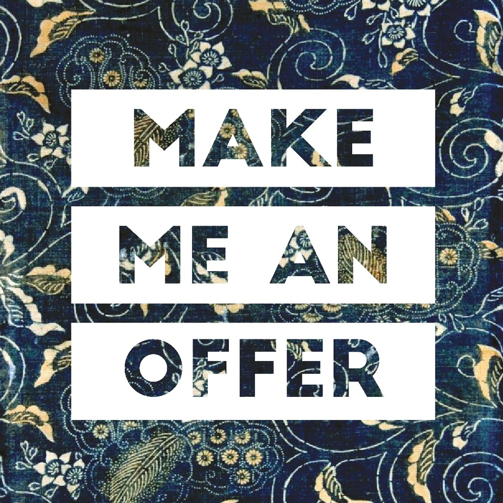 Make me an offer on any item!
