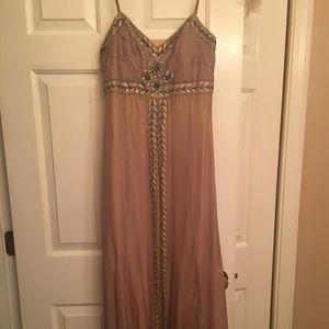 Sue Wong Long Gold Gown