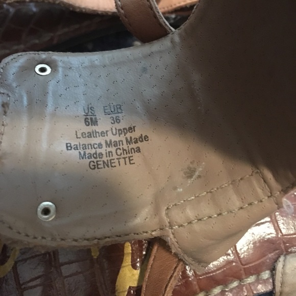 Sam Edelman Genette gold brown gladiator - Picture 3 of 4