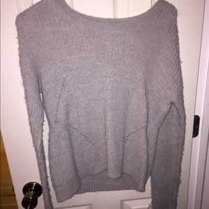 gray sweater size small