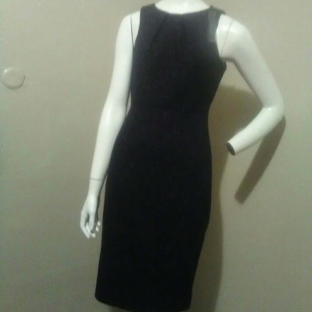 Elie Tahari malia dress black multi