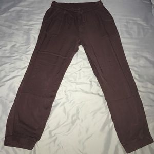American Eagle: Maroon Joggers, Size Large