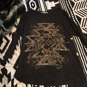 Aztec print shirt