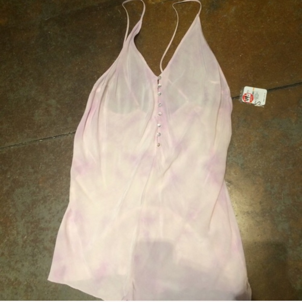 Pink and white free people romper - Picture 2 of 4