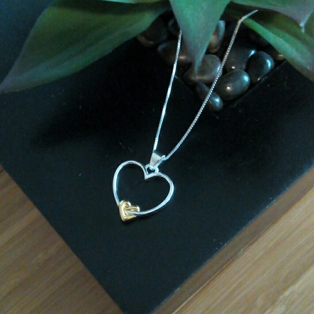 Sterling Inscribed Heart Necklace