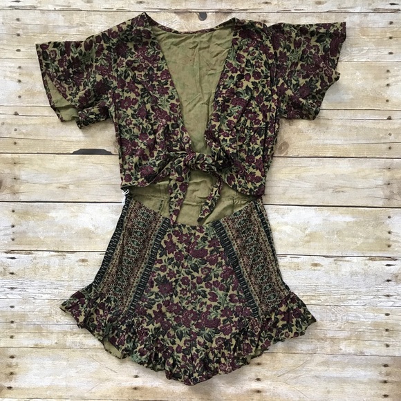 Free People Pants - 🆕 Free People Surf Floral Romper