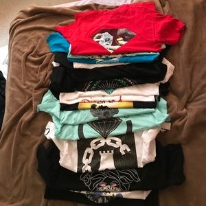 15 Assorted Diamond/ Crooks & Castles shirts