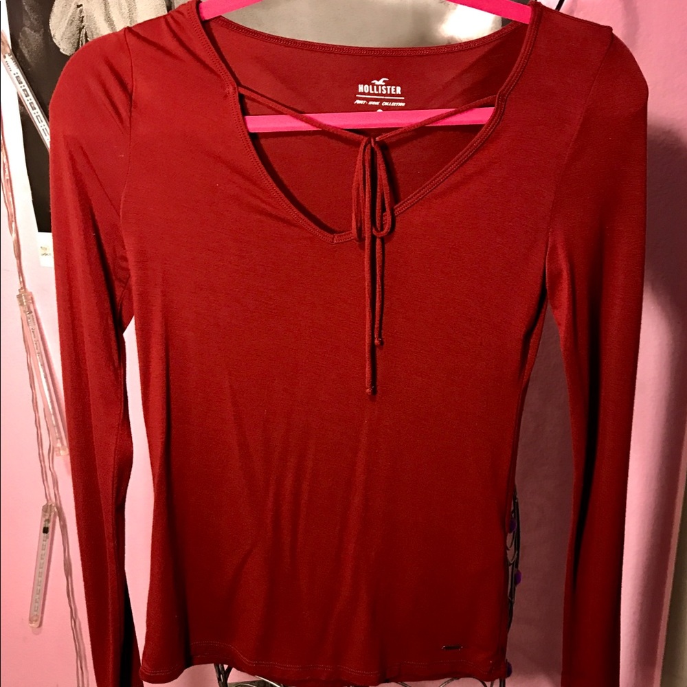 Cranberry Red Long Sleeve