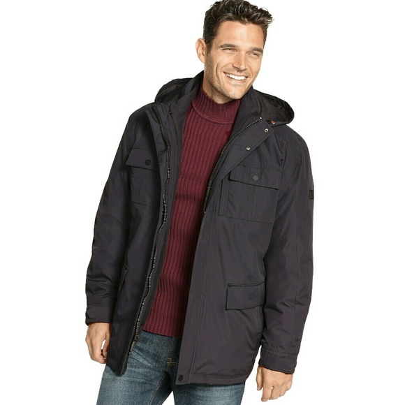 New! Hawke & Co 3-in-1 Hooded Waterproof Jacket - Picture 2 of 4
