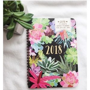 Succulent planner 2017 2018