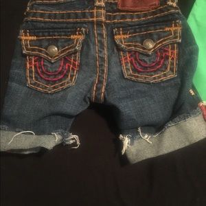 true religion baby boys shorts