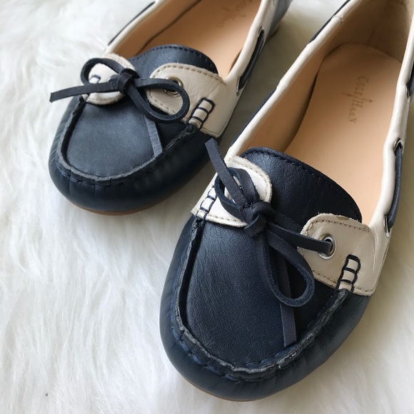 Cole Haan Shoes - NEW Cole Haan Flat Leather Loafer Boat Shoe NWOB