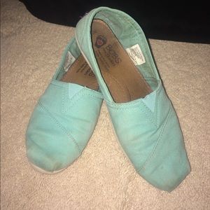 BOBS turquoise shoes