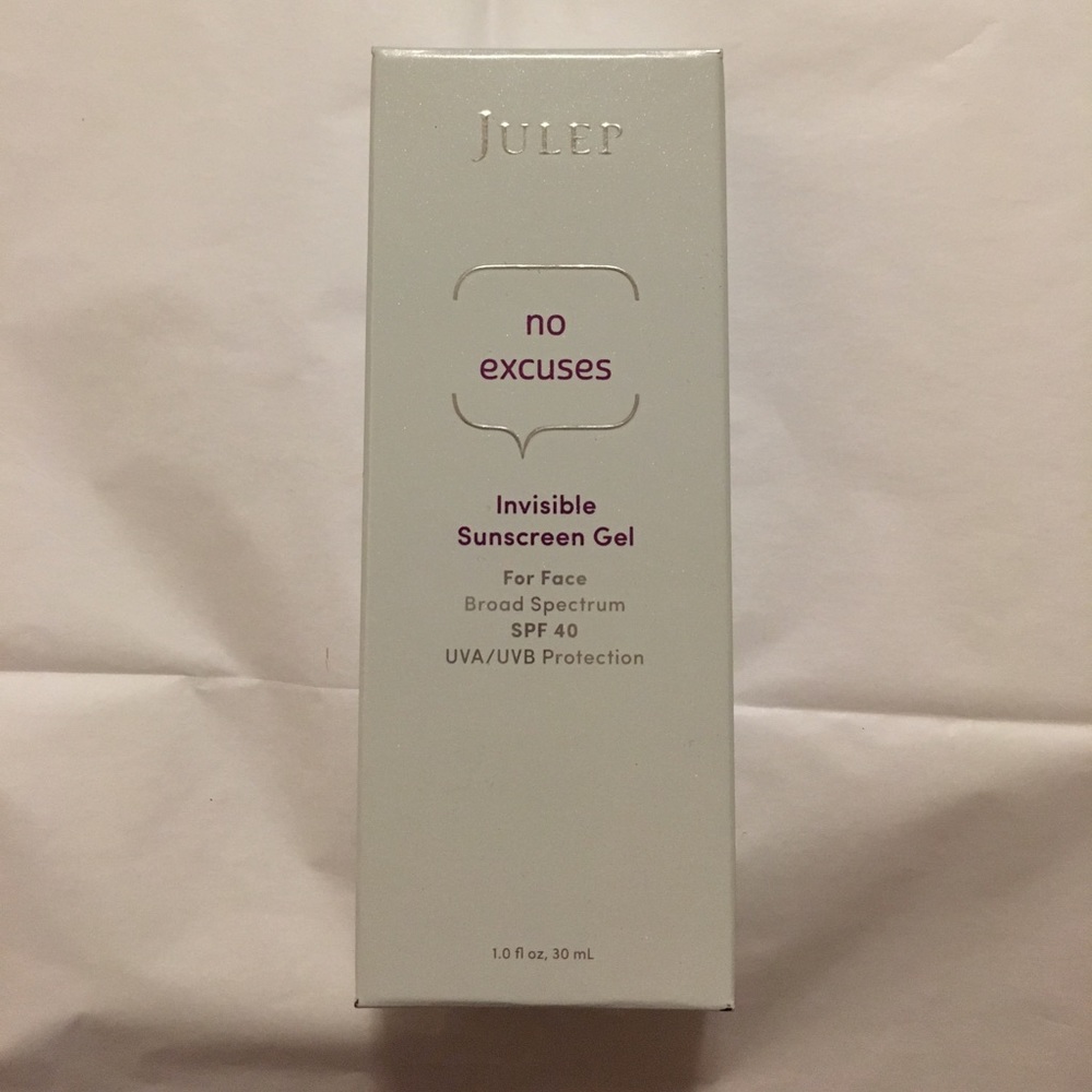 NIB Julep No Excuses sunscreen