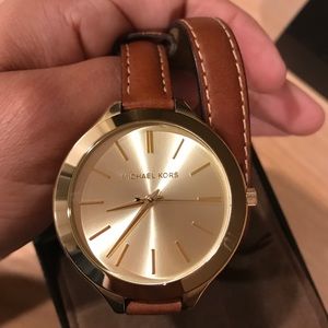 Michael Kors double Wrap Runway watch