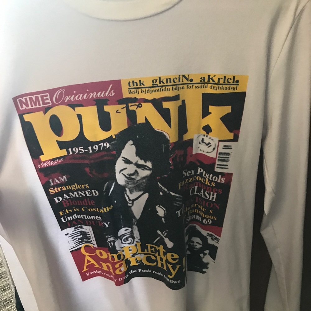 Vintage Punk long sleeve men's or ladies shirt.
