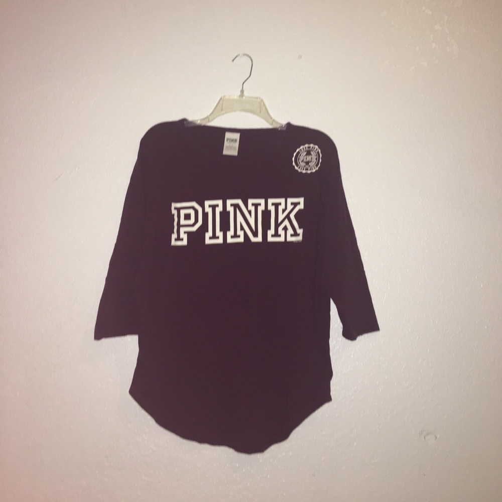 Maroon/purple tee from PINK