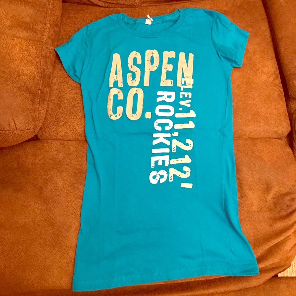 Sz. S Blue Aspen, CO TShirt