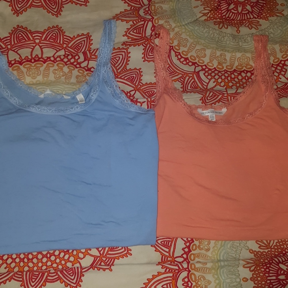 2 sexy lace VS tanks