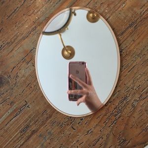 Magnetic mirror and holder locker supplies