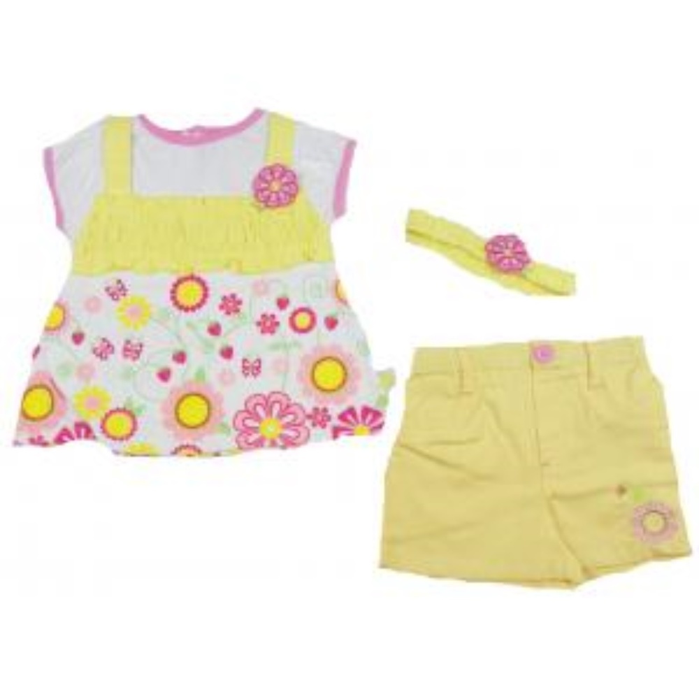 Duck Duck Goose Infant 3 Piece Outfit Set NWT