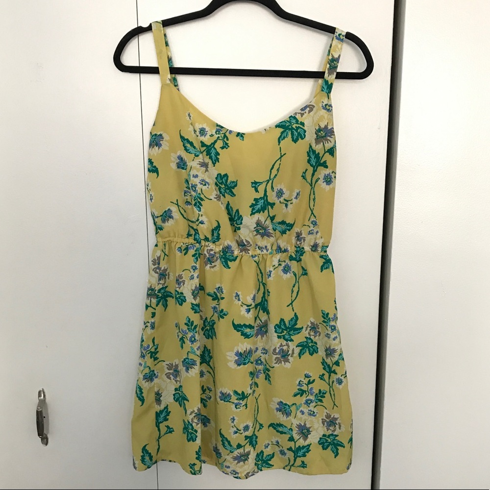 Yellow Floral Dress