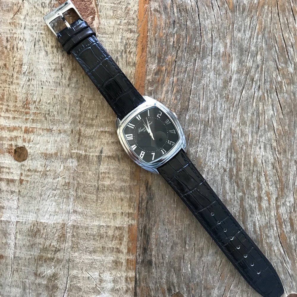 Leather Kenneth Cole watch
