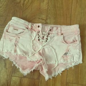 Light pink Billabong shorts