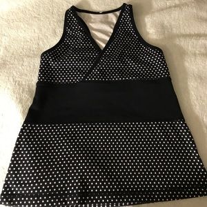 LULU LEMON polkadot top!