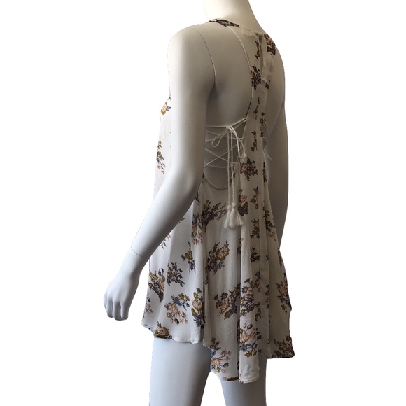 Floral Tunic Dress With Tie Side Detail - Picture 5 of 8