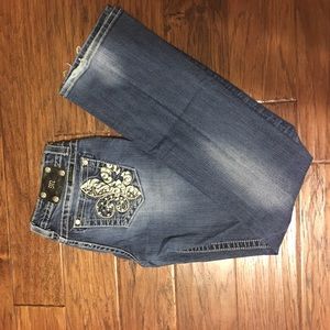 Miss Me boot cut jeans size 28