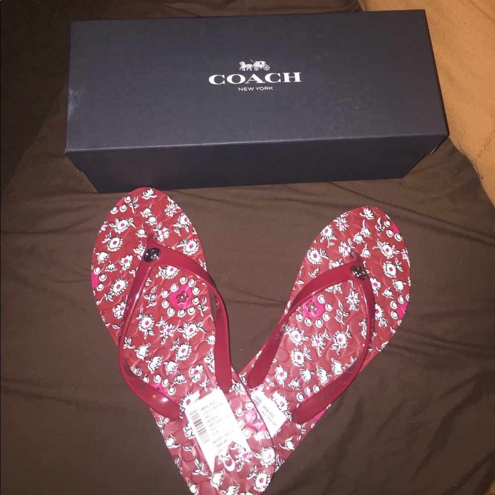 Coach Flip Flops