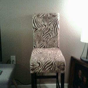 Animal print chair