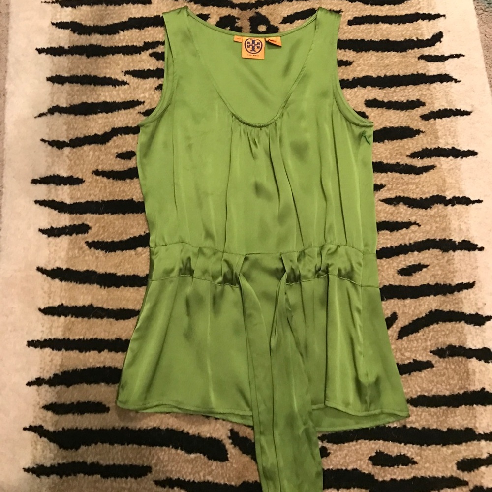 TORY BURCH 100% SILK TANK SIZE 4