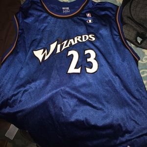 Michael Jordan wizards jersey.