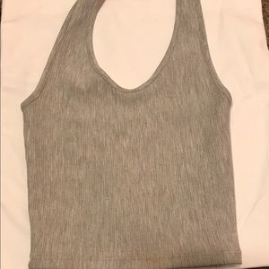 TOPshop grey Halter top