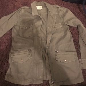 Green army jacket