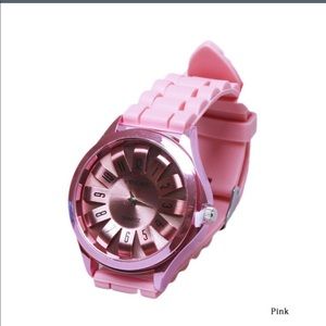 Colorful sports jelly wrist watch silicone quartz