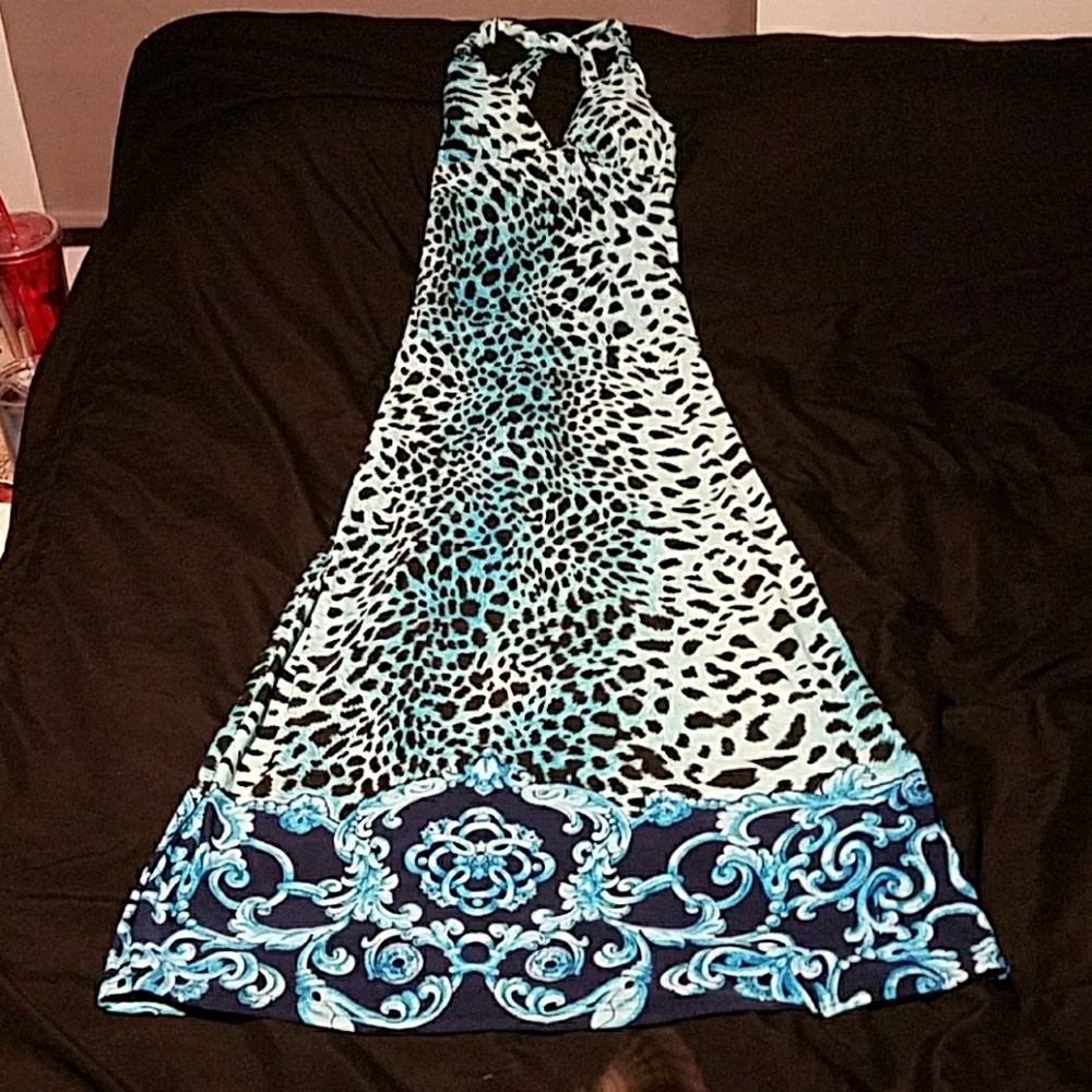 Cheetah print dress