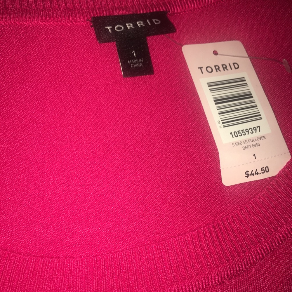 Torrid size 1 Short Sleeved Sweater