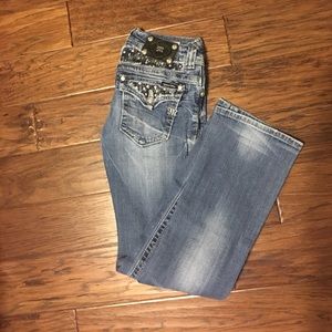 Miss Me boot cut jeans size 28
