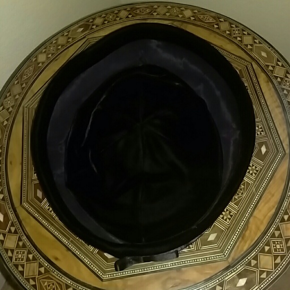 Vintage Black Wool Felt Trimmed Hat - Picture 6 of 6